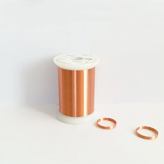 0.02mm 2UEW155 Insulation Enamelled Copper Wire Self Bonding Magnet Wire For Transformers / Lgnition Coils