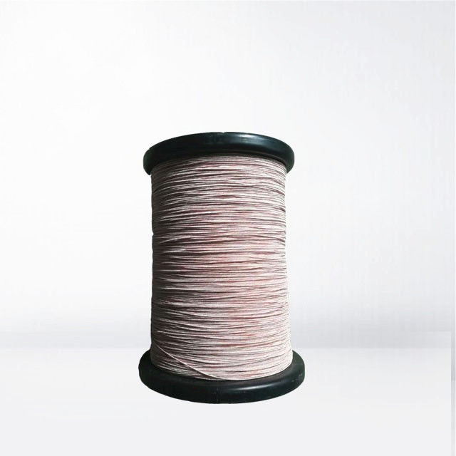 Dacron / Nylon Fiber Served Copper Litz Stranded Wire Self Bonding Twisted Wire