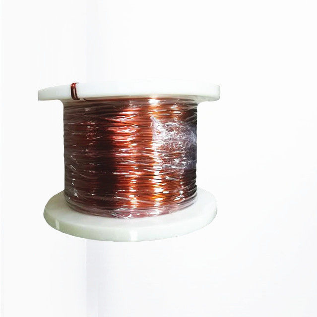 0.8 X 0.7mm Class 220 Rectangular Self Bonding Wire Enamelled Copper Winding Wire For Transformer