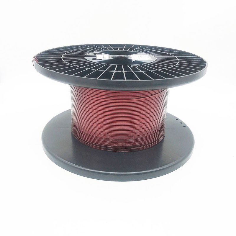 Rectangular Copper Enamelled Winding Wire EIW Insulation With Solid Conductor