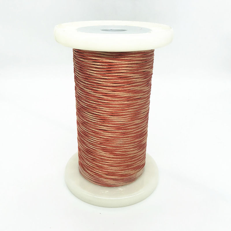 38 AWG 0.1mm * 220 Strands Copper Litz Wire High Voltage