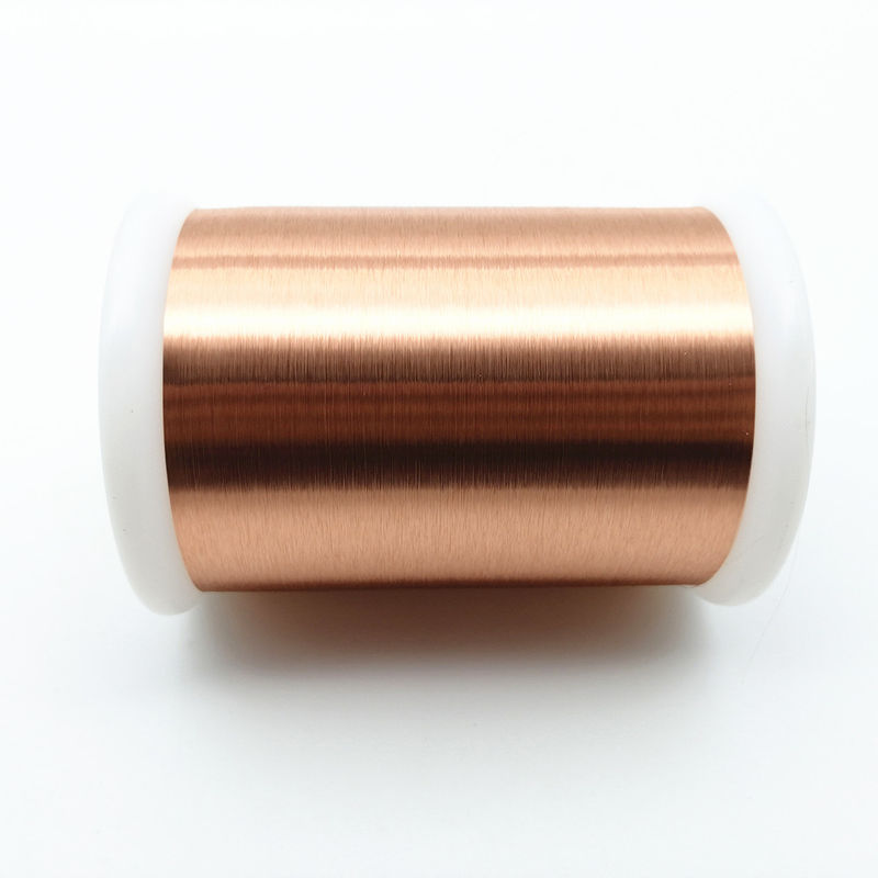 0.025mm Class 155 Enamelled Copper Wire Solderable Polyurethane Insulation