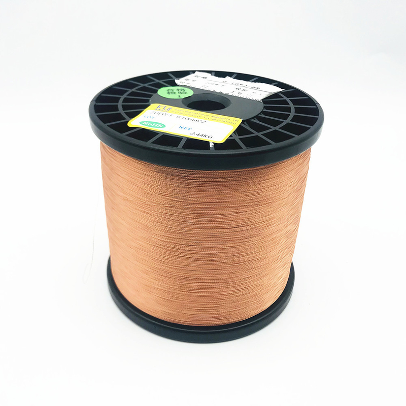 2uew 155 0.1mm * 2 Copper Litz Wire Enameled Stranded Winding
