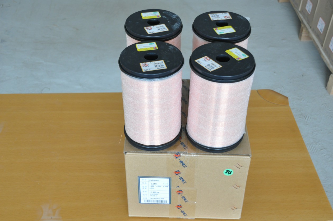 220℃ Super Thin Copper Wire 0.012 0.8mm UEW / PEW For Computer