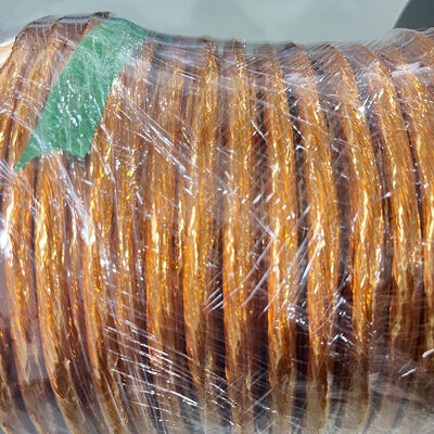 Class H 250/0.32mm Taped Litz Wire PI Insulation Enameled Copper with Thermal Stability for EV Coils
