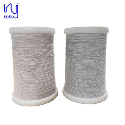 2USTC-H 19 Strands 42AWG Natural Silk Covered Copper Litz Wire for High-End Audio Cable