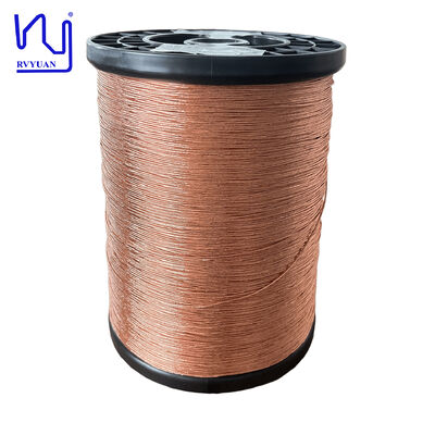 1UEW-H 0.1mm AWG38 60-Strand Enameled Litz Wire for Transformer Windings with 180°C Max Temperature