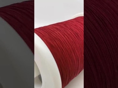Red color blue color custom silk covered copper litz wire nylon polyester served stranded wire