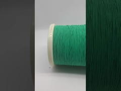 Green color real silk covered litz wire 0.071mm*84 copper conductor For high-end Audio
