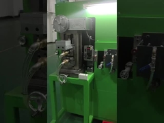 Production line for enameled flat copper wire.